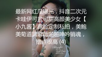 最新网红瓜曝光，抖音二次元卡哇伊可盐可甜高颜美少女【小九酱】露脸定制私拍，美鲍美菊道具紫薇啪啪呻吟销魂，撸点很高 (4)