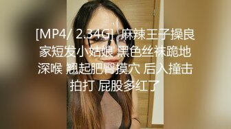 [MP4/ 2.34G]  麻辣王子操良家短发小姑娘 黑色丝袜跪地深喉 翘起肥臀摸穴 后入撞击拍打 屁股多红了