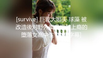 [survive] 巨乳大姐头 球藻 被改造後对野外卖春极其上瘾的堕落女高中生 [中文字幕]